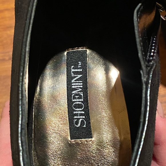 Shoeing suede platform booties - Picture 3 of 5